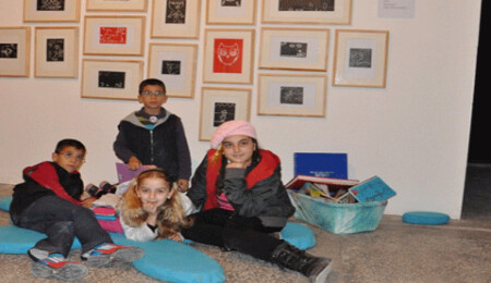 Magem sanat atölyesı çocukları dünya çocuklarıyla Çanakkale'de buluştu