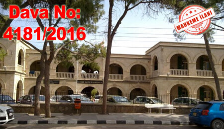 Girne Kaza Mahkemesi - Celpname - Dava No: 4181/2016