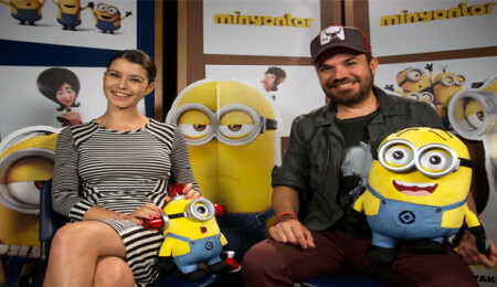 Beren Saat ve Kenan Doğulu "Minyonlar" için stüdyoda