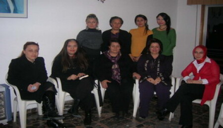 DP'li bayanlar İskele'deydi
