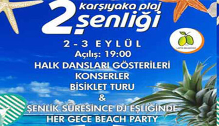 2. Karşıyaka Plaj şenliği dün akşam başladı