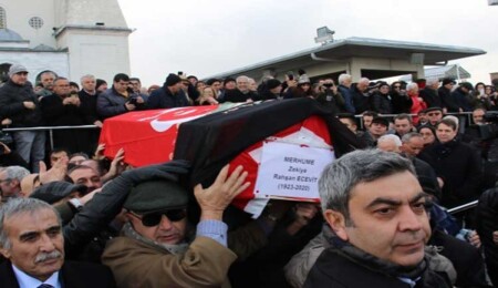 Rahşan Ecevit son yolculuğuna uğurlandı