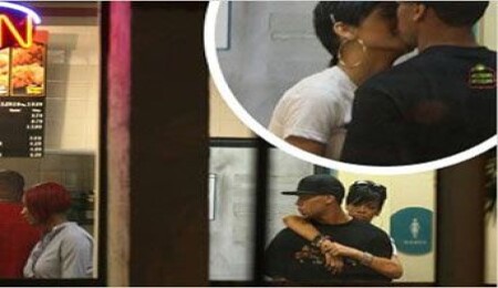 Rihanna dayakçı sevgiliye döndü!  