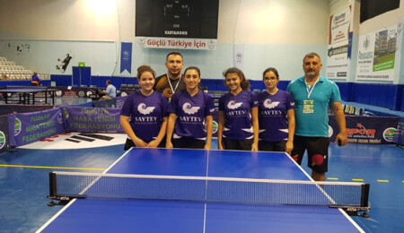 SAYTEV sponsorluğundaki Kültür ve Dayanışma Derneği Masa Tenisi Takımı müsabakalarını başarı ile tamamladı