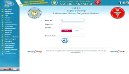 Tahlil sonuçları, Sağlık Bakanlığı'nın web sitesinden öğrenilebilecek