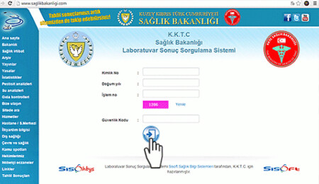 Laboratuvar Sonuç Sorgulama Sistemi uygulamasının, kolayca nasıl kullanılacağını açıkladı