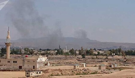 Şam yakınlarındaki hava üssünde mühimmat deposu patladı