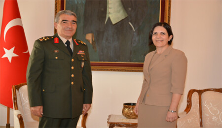 KTBK Komutanı Korgeneral İsmail Serdar Savaş'tan Siber'e ziyaret