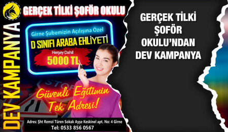 Gerçek Tilki Şoför Okulu, D sınıfı araba ehliyeti fiyatlarını 5 bin TL olarak belirledi