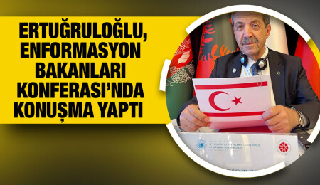 Tahsin Ertuğruloğlu, İstanbul'da İİT 12. Enformasyon Bakanları Konferansı'na katıldı
