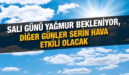 Hafta boyunca hava sıcaklığı 26 - 29 derece dolaylarında seyredecek