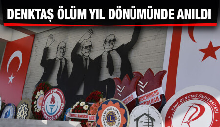 Kurucu Cumhurbaşkanı Denktaş, 10’uncu ölüm yıl dönümünde törenle anıldı