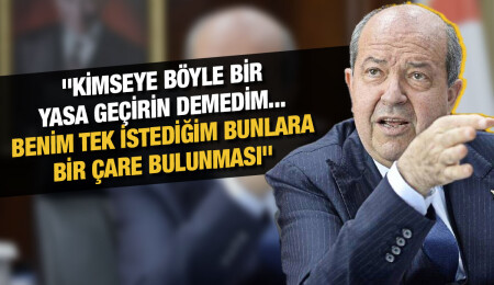 Cumhurbaşkanı Ersin Tatar: İfade özgürlüğünün engellenmesi gibi bir niyetimiz yok