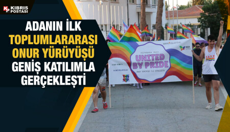 Kıbrıs’ın ilk toplumlararası onur yürüyüşü gerçekleşti!