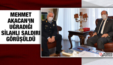 Cumhurbaşkanı Tatar, Polis Genel Müdürü Ahmet Soyalan’ı kabul etti