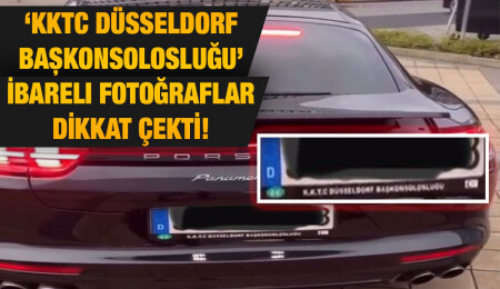 Şimdi de KKTC ibareli plakalar!