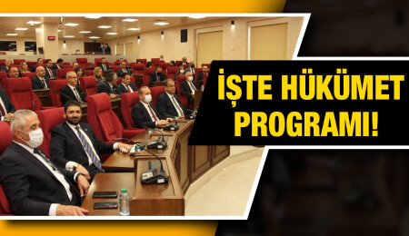 UBP-DP-YDP Hükümetinin programı Mecliste okundu