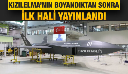 Selçuk Bayraktar, 'Bayraktar Kızılelma'nın boyalı ilk görüntüsünü paylaştı