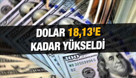 TCMB faizi düşürdü; dolar/TL 18 lirayı aştı!