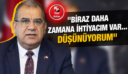 Faiz Sucuoğlu: İstifa kararı henüz almadım, düşünüyorum