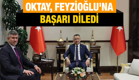 Fuat Oktay, Metin Feyzioğlu'nu kabul etti