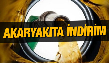 Akaryakıt fiyatlarına indirim