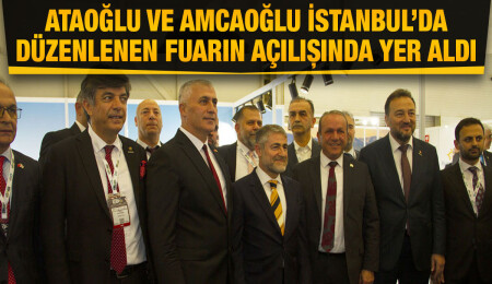 Fikri Ataoğlu ve Olgun Amcaoğlu, MÜSİAD EXPO 2022 Fuarı’nın açılışına katıldı