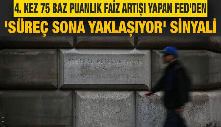 Fed politika faizini 75 baz puan artırdı