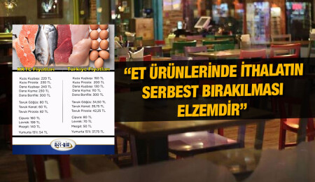 Restorancılar Birliği, et ithalatının serbest bırakılmasını talep etti