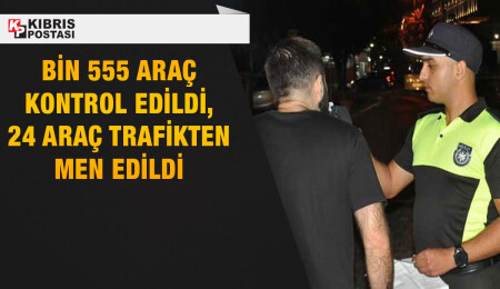 Trafik ve alkol denetimi: 336 sürücü rapor edildi, 3 sürücü tutuklandı