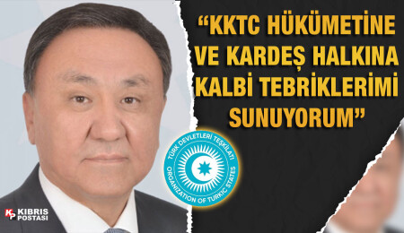 Türk Devletleri Teşkilatı Genel Sekreteri Ömüraliyev, KKTC’nin kuruluş yıl dönümünü kutladı