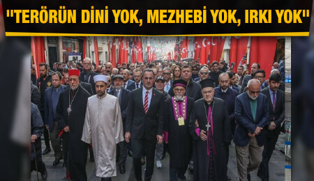 Beyoğlu'nda "İstiklal Bizim" birlik ve beraberlik yürüyüşü düzenlendi