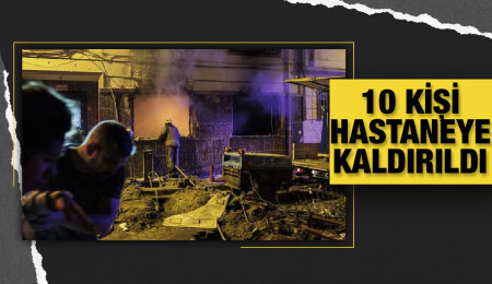 İstanbul Fatih'te bir binanın doğal gaz kutusunda patlama meydana geldi