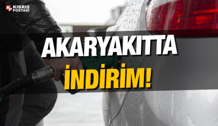 Akaryakıta indirim geldi