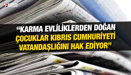 Karma evlilik mağdurlarının eylemi Rum basınına da yansıdı