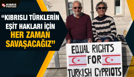 İngiltere’de KKTC bayrağının dalgalanması için haftalık nöbet 8 aydır sürüyor