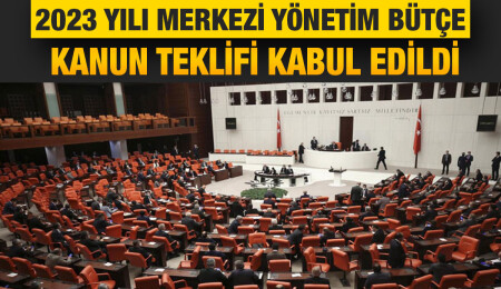 Türkiye'nin 2023 bütçesi TBMM Genel Kurulu'nda kabul edildi