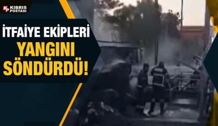 LTB'ye ait kanalizasyon hava çekme motoru sisteminde çıkan yangın söndürüldü