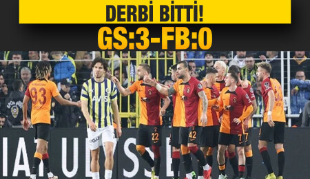 Fenerbahçe-Galatasaray derbisinde kazanan belli oldu: 3 gol, 1 kırmızı kart