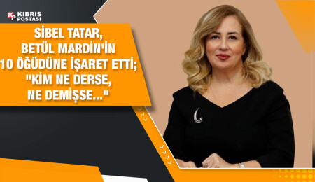 First Lady konuştu!