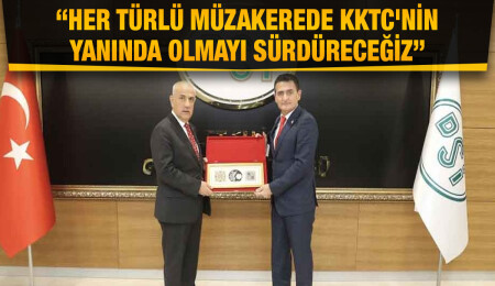 Dursun Oğuz, Türkiye Tarım ve Orman Bakanı Kirişçi ile görüştü