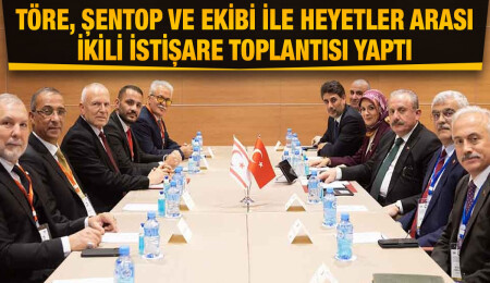 Meclis Başkanı Zorlu Töre, Cezayir’de TBMM Başkanı Şentop ile görüştü