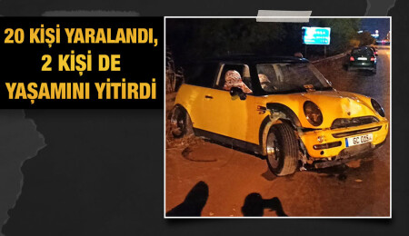 Son bir haftada 68 trafik kazasında 2 kişi hayatını kaybetti