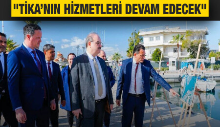 Dursun Oğuz, Serdar Çam ve Serkan Kayalar’dan Laguna Balıkçı Barınağı’na ziyaret