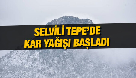 Selvili Tepe’de kar, Boğaz’da ise sulu kar yağışı başladı