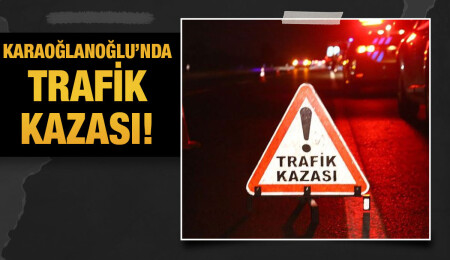 Karaoğlanoğlu’nda trafik kazası... İki kişi yaralandı