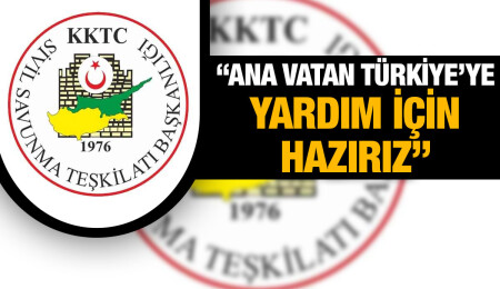 Sivil Savunma Teşkilatı Başkanlığı: KKTC’de tespit edilen herhangi bir can ve mal kaybı yok