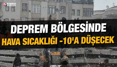 Deprem bölgesinde soğuk hava devam edecek