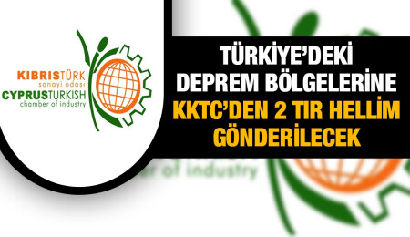 Türkiye’deki deprem bölgelerine KKTC’den 2 TIR hellim gönderilecek