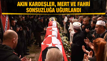 Kıbrıs, Adıyaman’da hayatını kaybeden evlatlarını son yolculuklarına uğurladı